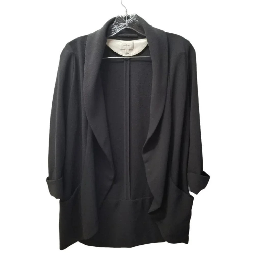 Wilfred Chevalier Jacket Oversized open  blazer dark grey 2